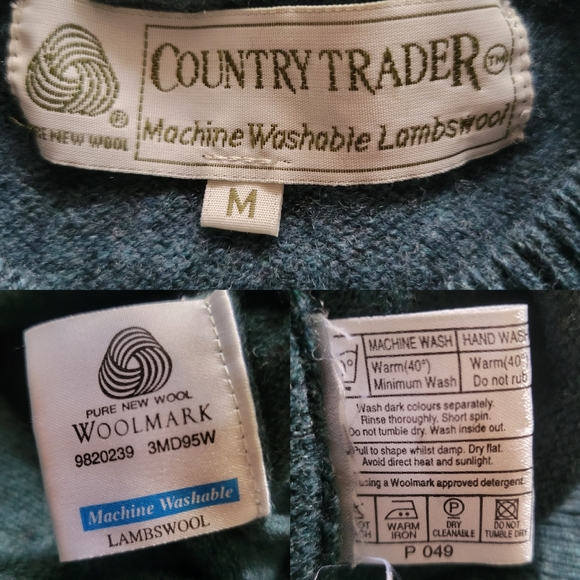 Country‎ Trader Lambswool Sweater Size M - Picture 3 of 12